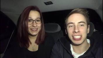 EVA GIVES A BLOWJOB AND SWALLOW TO MAX FELICITAS IN THE CAR
