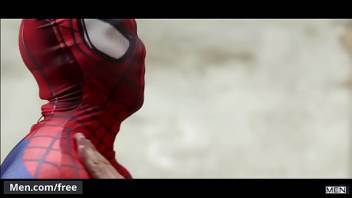Men.com - (Aston Springs, Will Braun) - Spiderman A Gay Xxx Parody Part 2 - Super Gay Hero - Trailer preview